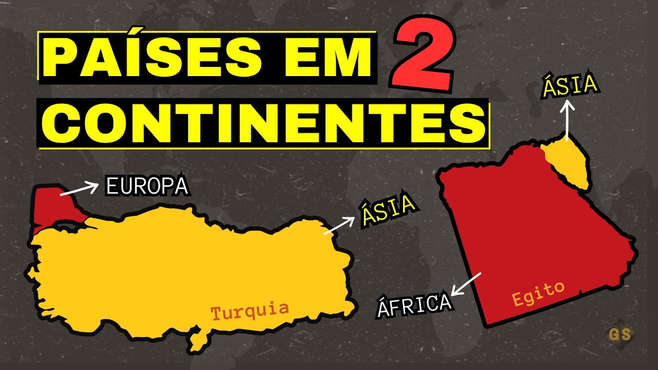 PAÍSES que ESTÃO em MAIS de UM CONTINENTE: Quais são? 縮圖