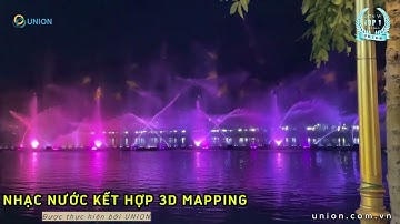 Trình diễn nhạc nước trên sông kết hợp 3D mapping ấn tượng