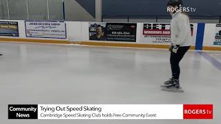 Try Before You Join Speed Skating | Rogers tv