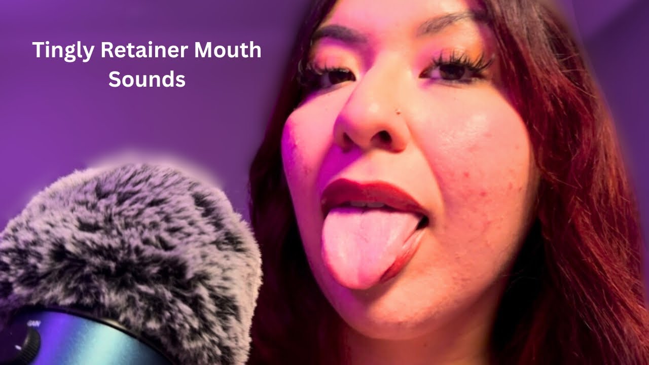 ASMR Retainer Mouth Sounds 👄 Extremely Satisfying  + Hand Movements 