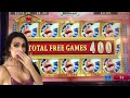 Pantalla llena en la slot del GRAN ZEUS, JUGANDO DE $1.20 POR TIRADA 400 FREE GAMES.