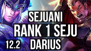 SEJU vs DARIUS (TOP) | Rank 1 Seju, 7/1/7, 6 solo kills, Dominating | KR Challenger | 12.2