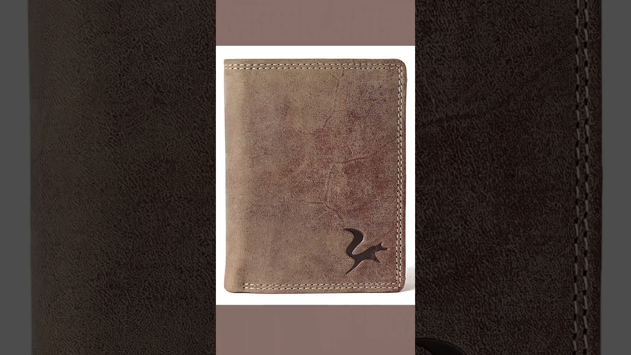 LONDON ALLEY Elk Vintage Brown RFID Blocking Men's Leather Wallet