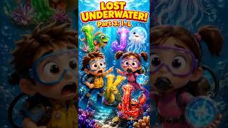 ABC Underwater Rescue! 🌊 Can You Find I, J, K, and L?| Magic Kids Land #shorts #kidslearning #viral