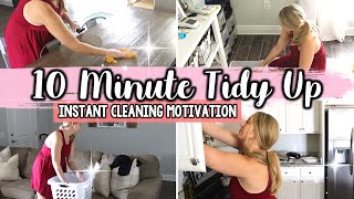 10 MINUTE TIDY UP // SPEED CLEAN WITH ME 2020 | Jessica Elle