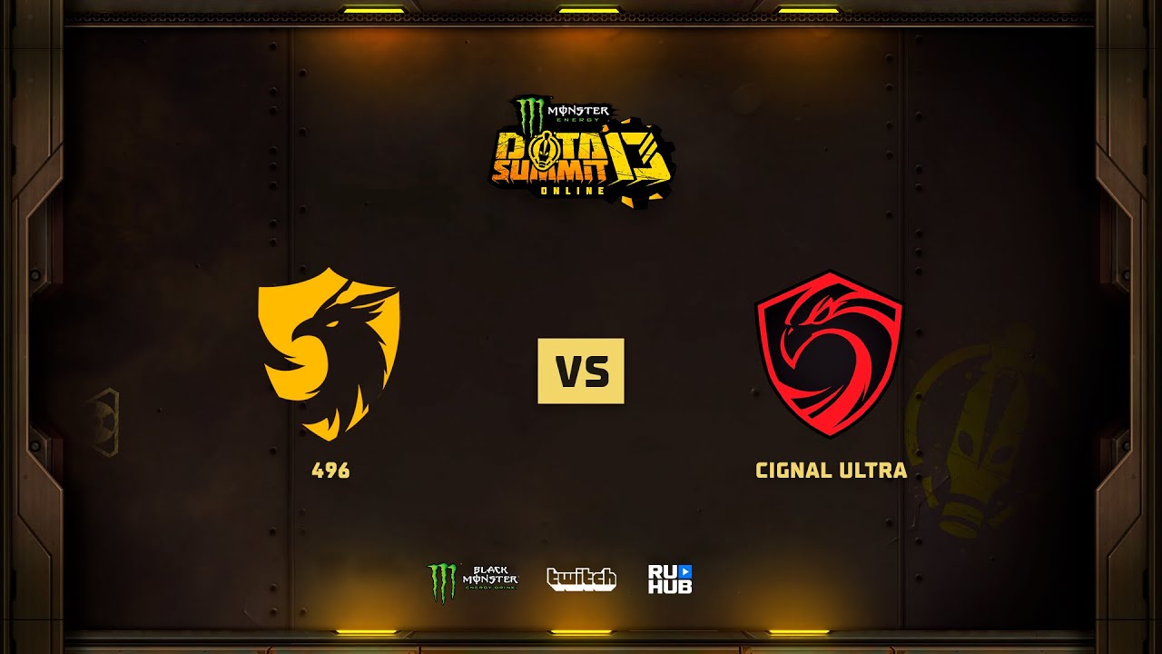 496 vs Cignal Ultra, Monster Energy DOTA Summit 13 Online: SEA, bo2, game 1 [Mortalles & Inmate]