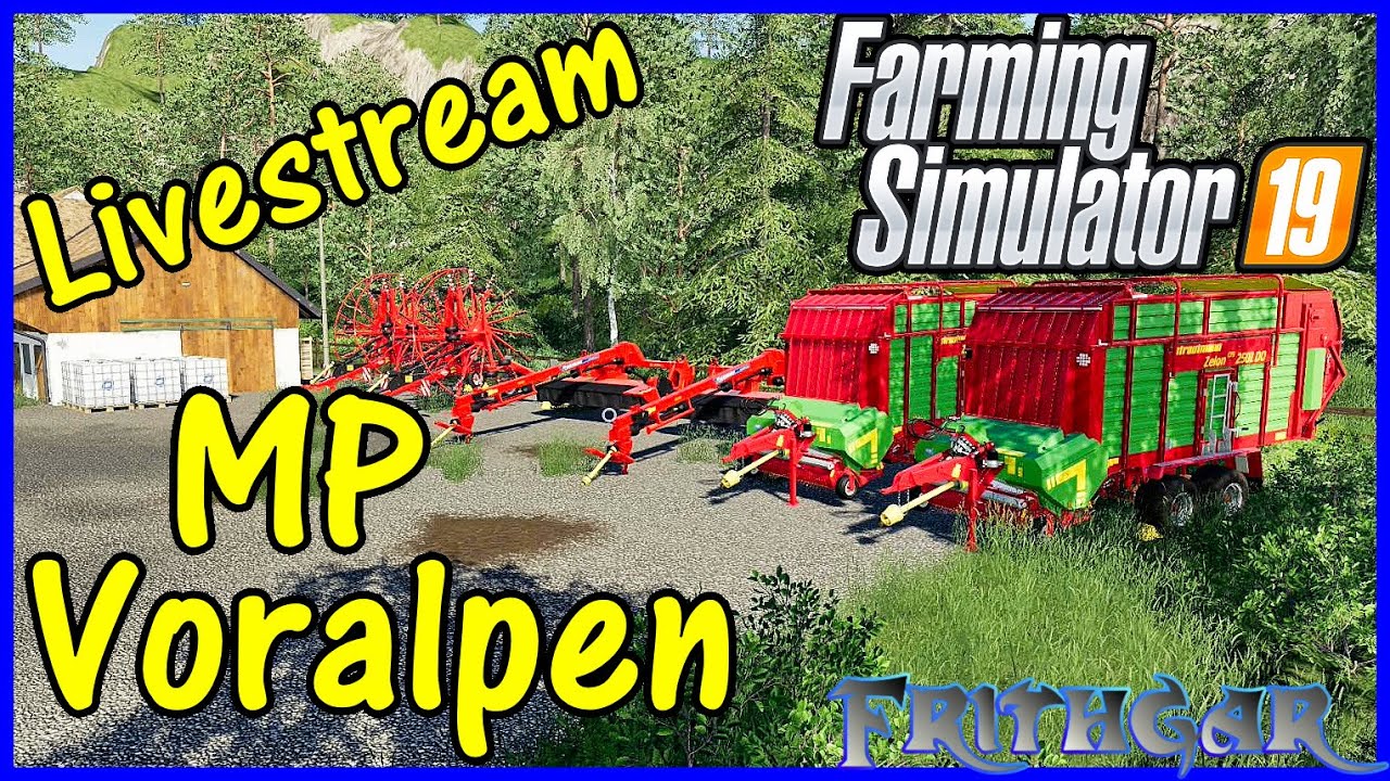 FS19 livestream #19: Voralpen Multiplayer!