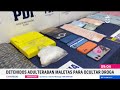 Cae banda peruana que enviaba drogas desde Santiago a Hong Kong en maletas adaptadas