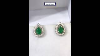 Natural Chrysoprase earrings