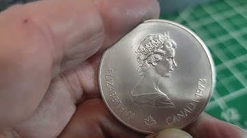 Revopoint MINI Scan of a Canadian Five Dollar Silver Coin