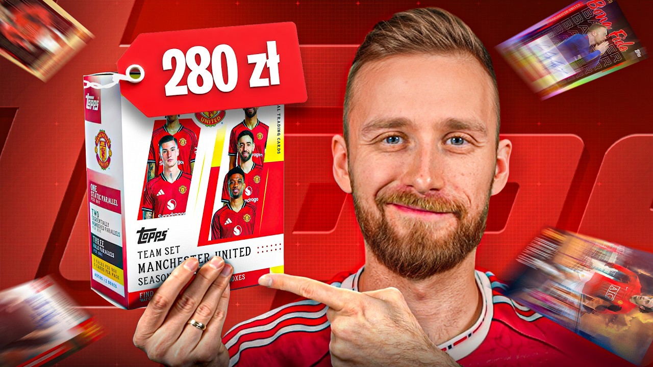 NARESZCIE! Otwieram Topps Manchester United Team Set 25/26 wart 280 zł!