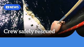Stranded crew rescued from stricken yacht off NSW south coast | ABC News