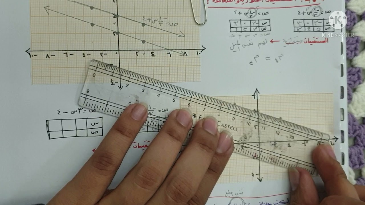 المستقيمات (الجزء الثاني) - تاسع ف١