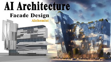 Amazing Image-to-image AI/Architectural Facade design process معماری با هوش مصنوعی/ طراحی نما و پلان