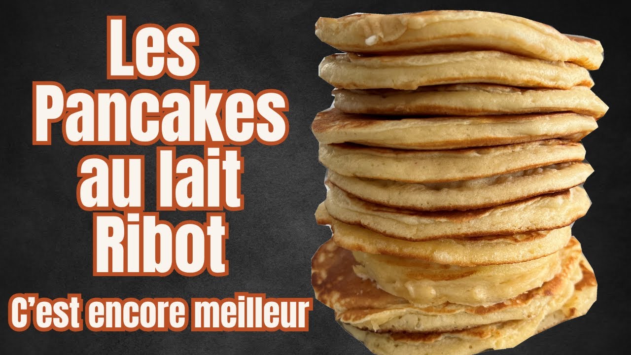 Les Pancakes c'est encore meilleur avec du lait ribot. Express, inratable et surtout hyper moelleux