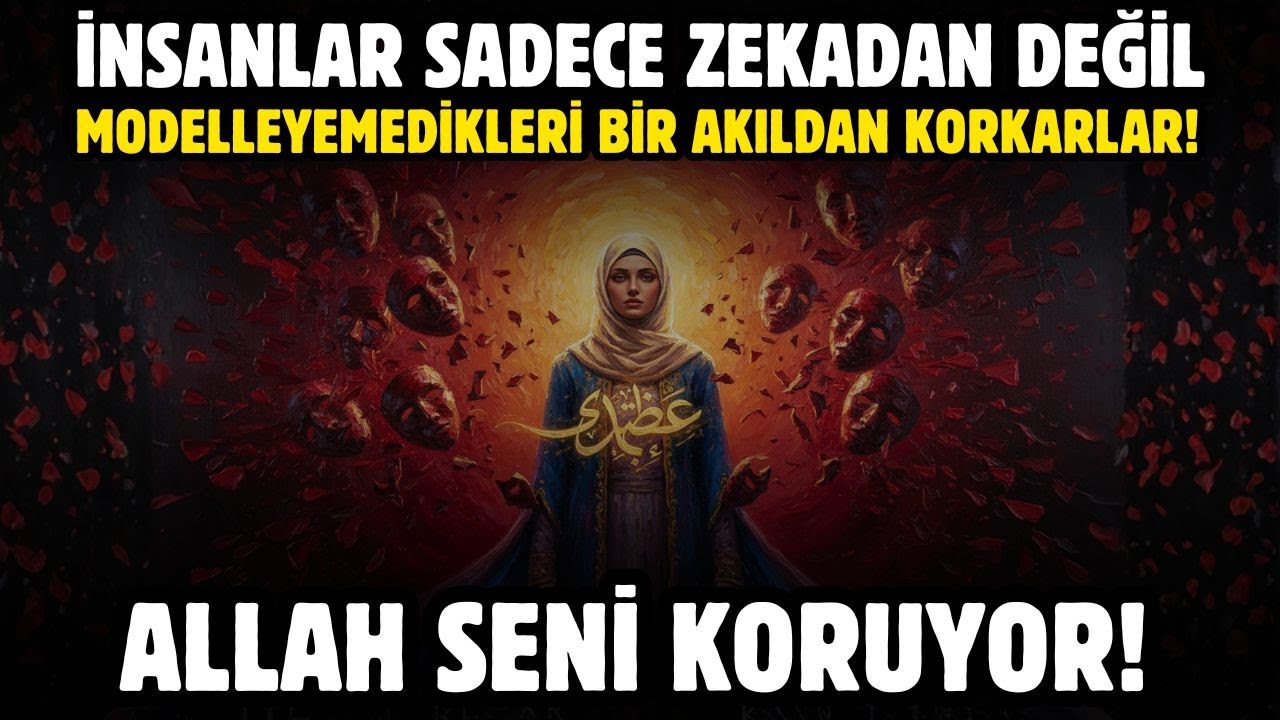 İNSANLAR SADECE ZEKADAN DEĞİL MODELLEYEMEDİKLERİ BİR AKILDAN KORKARLAR! ALLAH SENİ KORUYOR!