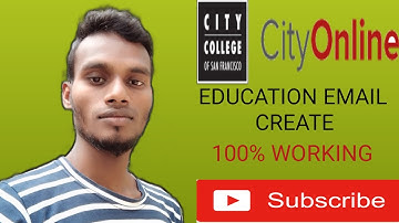HOW TO CREATE CCSF COLLEGE . EDUCATION  E-MAIL   { PART 2 }   100% WORKING  EDU MAIL