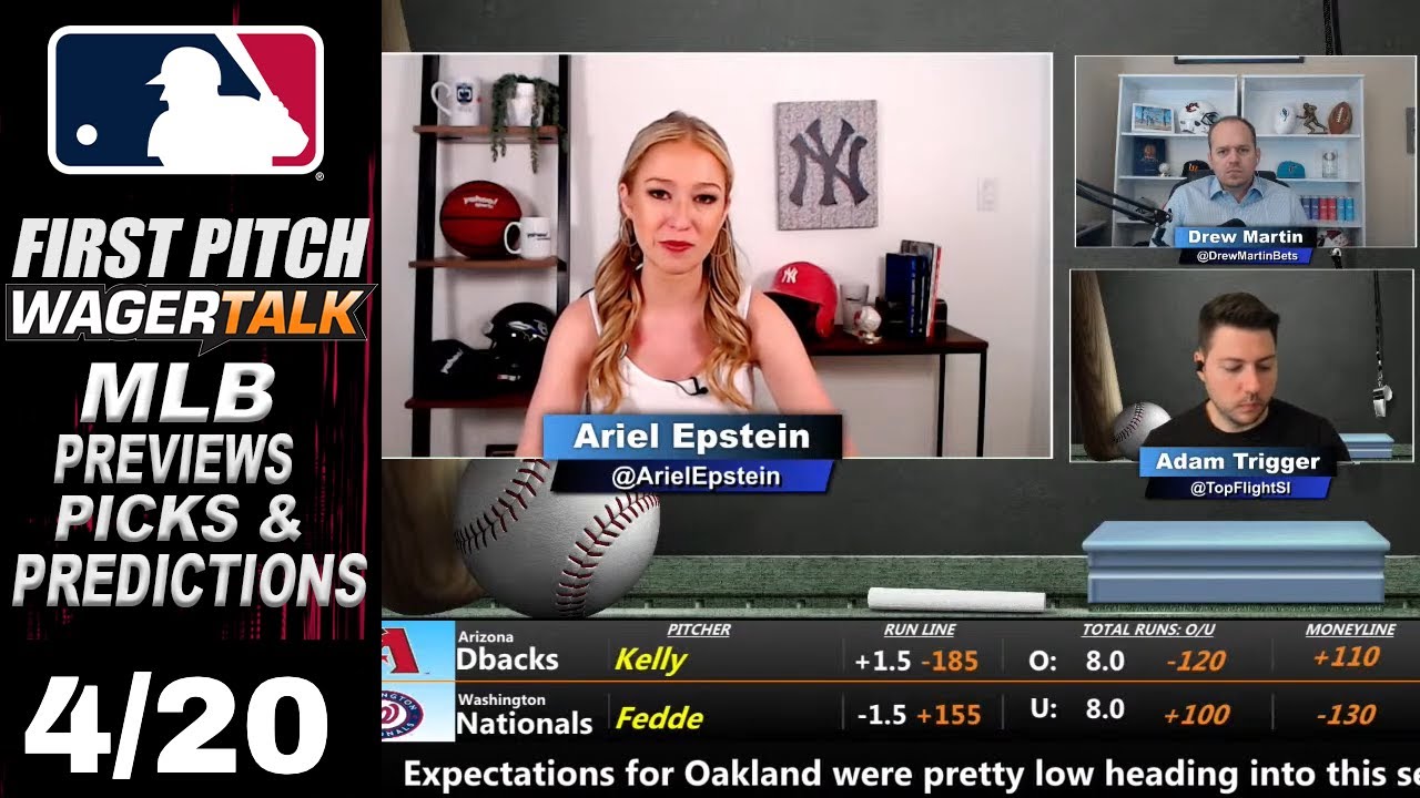 MLB Picks, Predictions and Odds |  First Pitch Daily Baseball Betting Preview | April 20