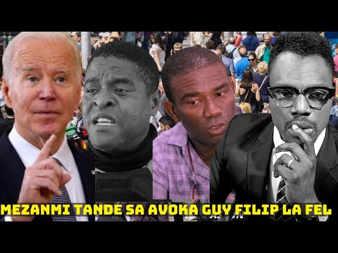 mezanmi tande zen,avoka guy filip la trayil ?haiti pa gen chans vre