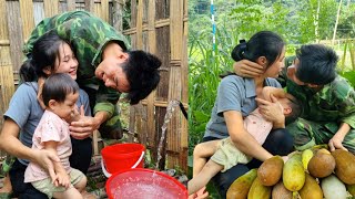 Thanh helped the single mother build stairs to the farm and plant flowers in the garden