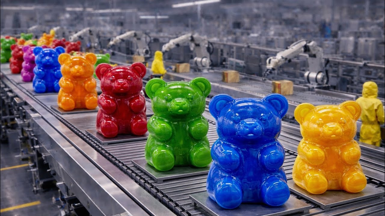 Inside The Giant Gummy Candy Factory | Mega Automated Production Process