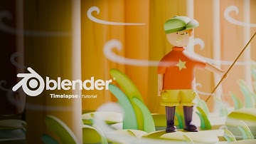 Creating 3D character - Blender 4.2 Time-Lapse Tutorial