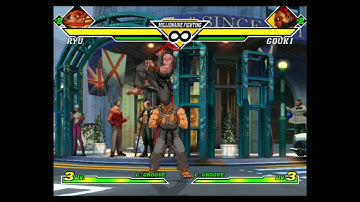 Capcom vs SNK 2 Evil Ryu Combos com cancel