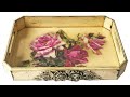 DIY WOODEN TRAY WITH RESIN / BEAUTIFUL WOODEN TRAY