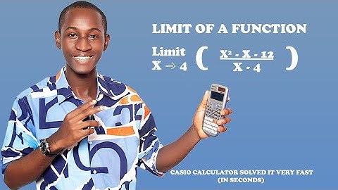 LIMITS CALCULATOR TECHNIQUE: Solve fast(in seconds) with casio fx-991 es plus calculator.