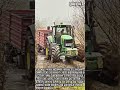 180마력 괴물 트랙터의 깊은 진흙탕 오프로드 돌파 #worker #process #johndeere #tractor #offroad