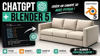 Blender 5 + ChatGPT : ce que vous pouvez vraiment faire