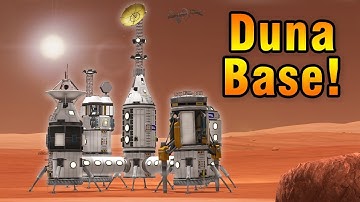 KSP: Building a DUNA Base!