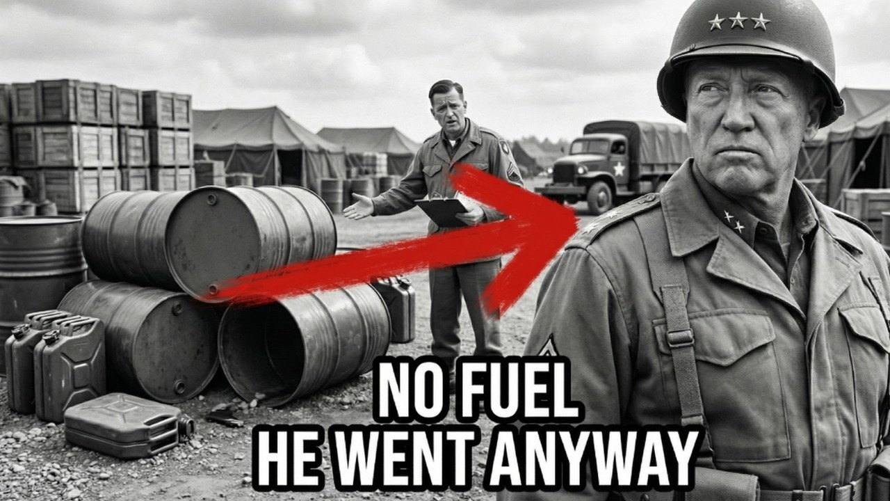 Patton's Logistics Chief Said There Was No Fuel - He Reached the German Border Anyway