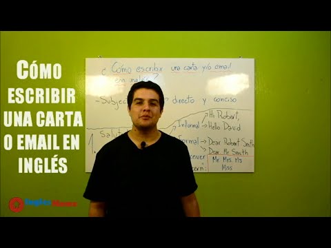 Como Escribir Un Correo De Profesion En Ingles