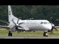 Saab 2000 Braathens Regional Take Off at Bern Airport - Nice Turboprop Sounds!