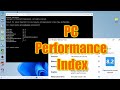 How to check PC Experience Index in Windows 11, 10 and 8.1