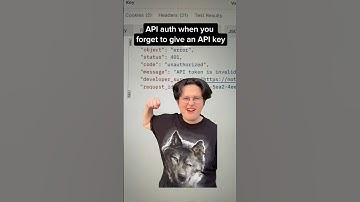 401 scram 🙅‍♂️ #api #apis #apitok #softwaredevelopment #techtok #softwareengineer