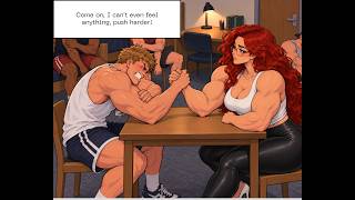 Female Muscle Growth Comic:  THE POWER OF ALISA!
