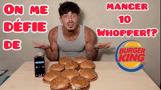 Jessaye De Manger 10 Whopper.. Mauvaise Idée