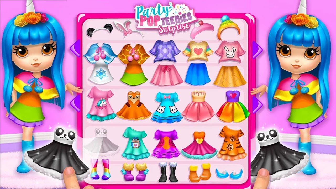 Party Popteenies Surprise Cute Dress Up Game for Girls YouTube