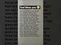 God bless #christianprayer #christianprayer #motivation #prayday #prayer #life #love