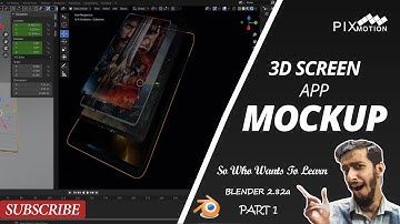 3D Screen App Mockup | Blender 2.82a Tutorial | Part 1