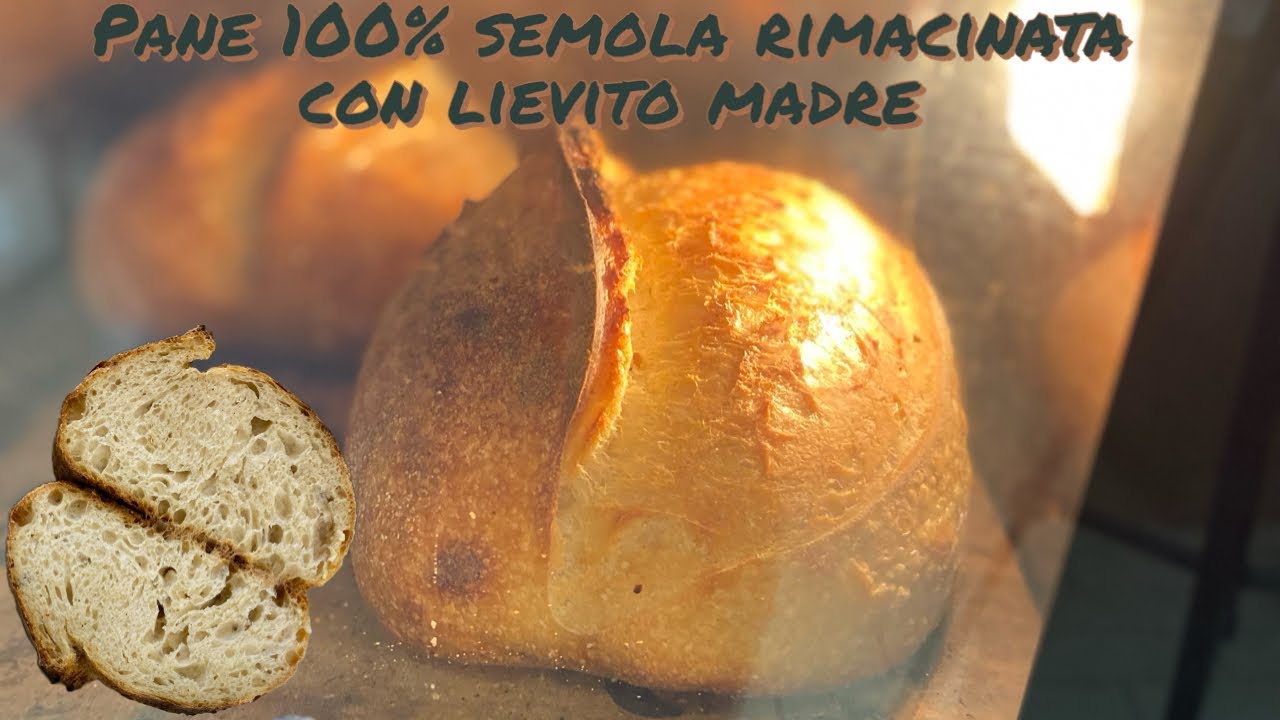Pane con lievito madre 100% semola rimacinata  anche con Licoli o lievito di birra