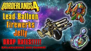 Borderlands 4 Splashzone Drop Rates – 500 Farm Test (Lead Balloon, Jelly, Firewerks)