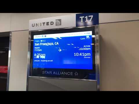 Zennie Abraham At United Airlines Gate T17 Atlanta With A Travel Tip