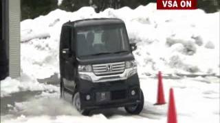 ホンダnboxを雪道で走らせてみました Youtube