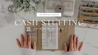 Cash Stuffing | $1,610 | 1st Week of May | Sinking Funds and Debt Snowball | Dave Ramsey Inspired