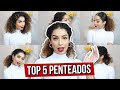 MEUS TOP 5 PENTEADOS PRO DIA A DIA | PASSO A PASSO FÁCIL PRA VOCÊ APRENDER