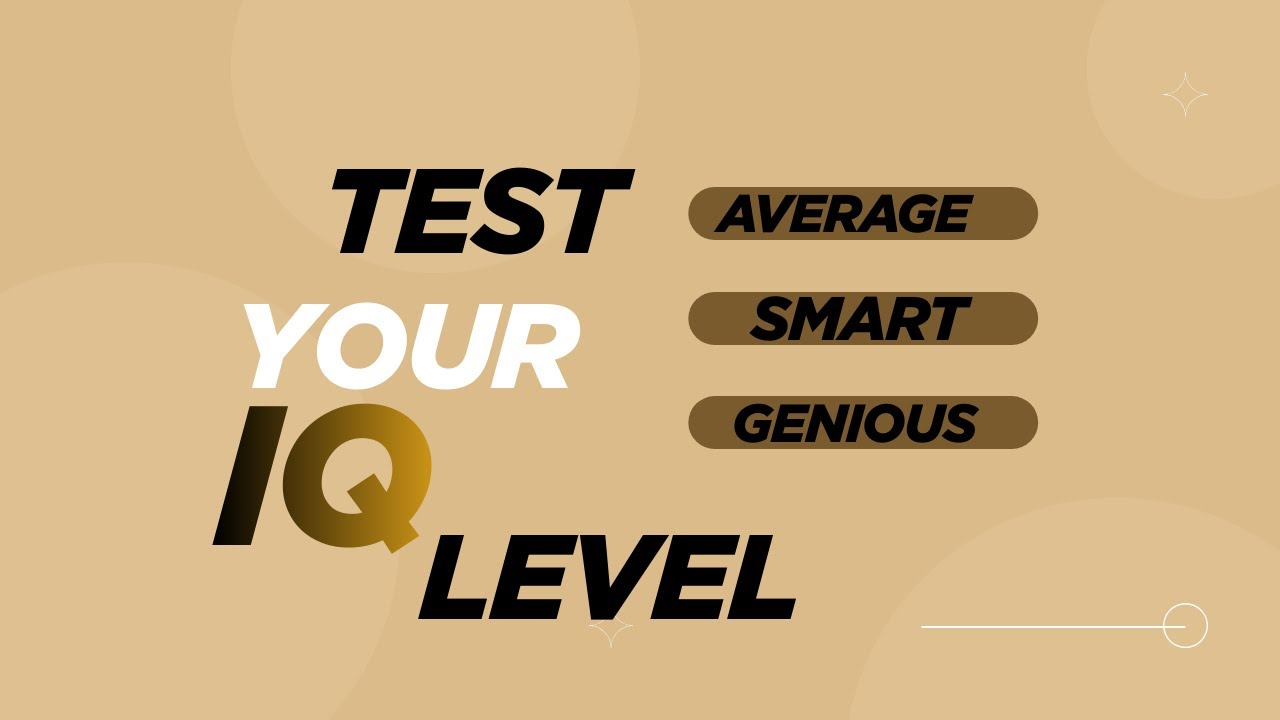How much you intelligent? Test your IQ Level - YouTube