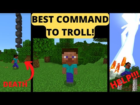 10 Insane Commands To Troll Your Friends In Minecraft!